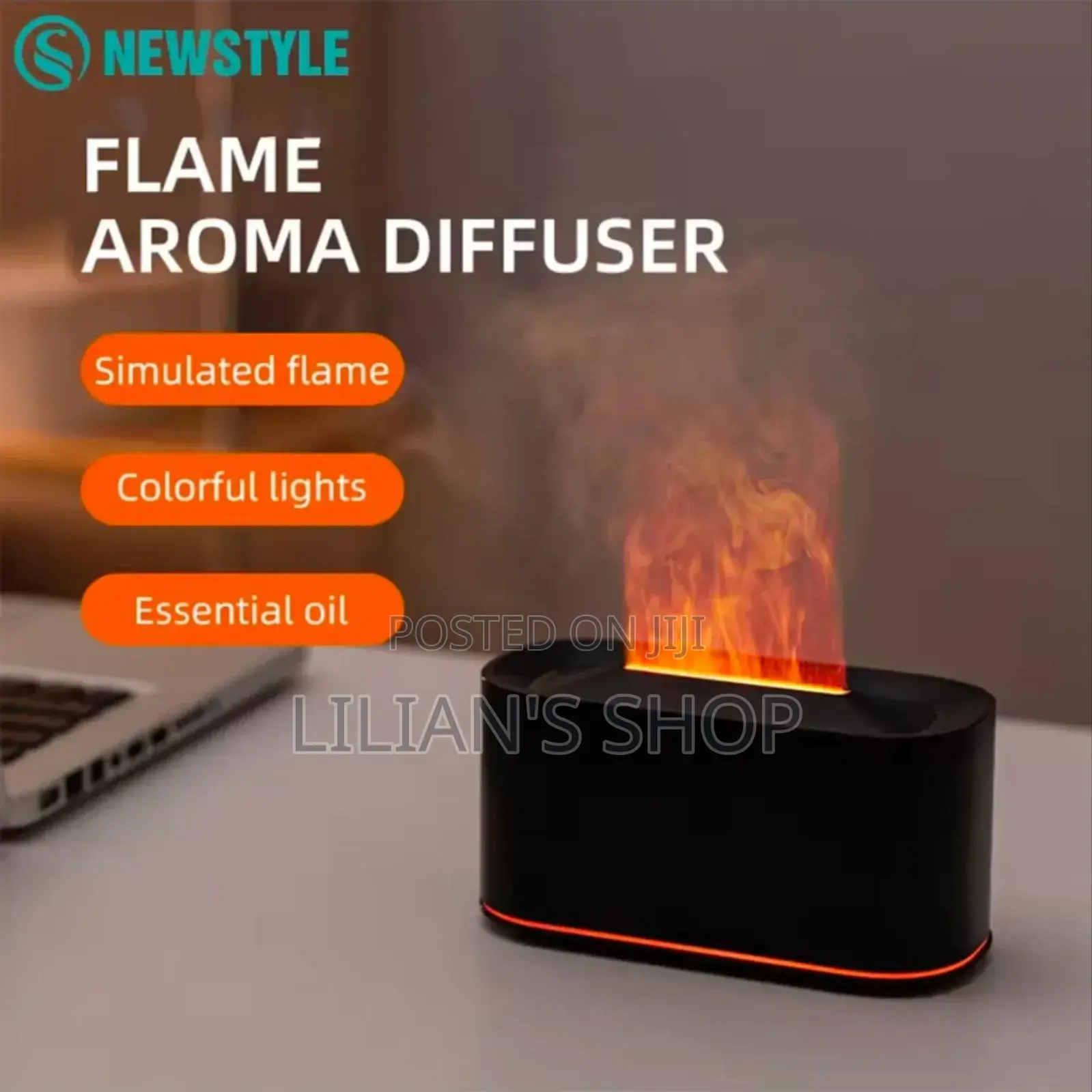 Newstyle Flame Aroma Diffuser and Air Humidifier.