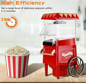 Retro Popcorn Machine With Cart