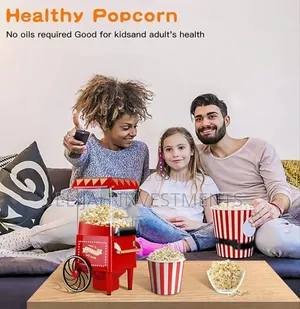 Retro Popcorn Machine With Cart