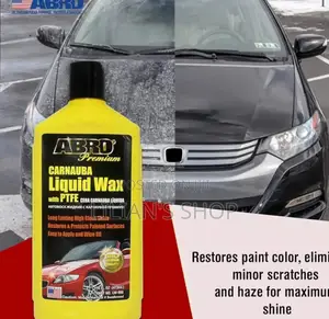 Abro Premium Carnauba Car Liquid Wax With Ptfe