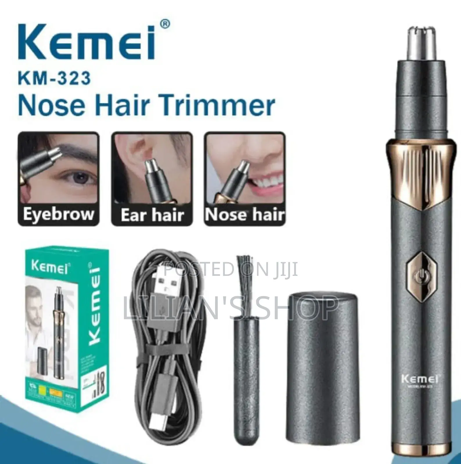 Kemei Km-323 Nose Hair Trimmer
