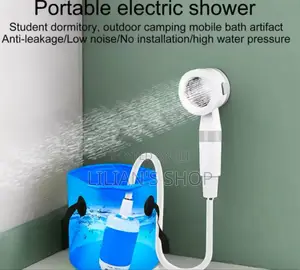 Portable, Mobile Electric Shower System.
