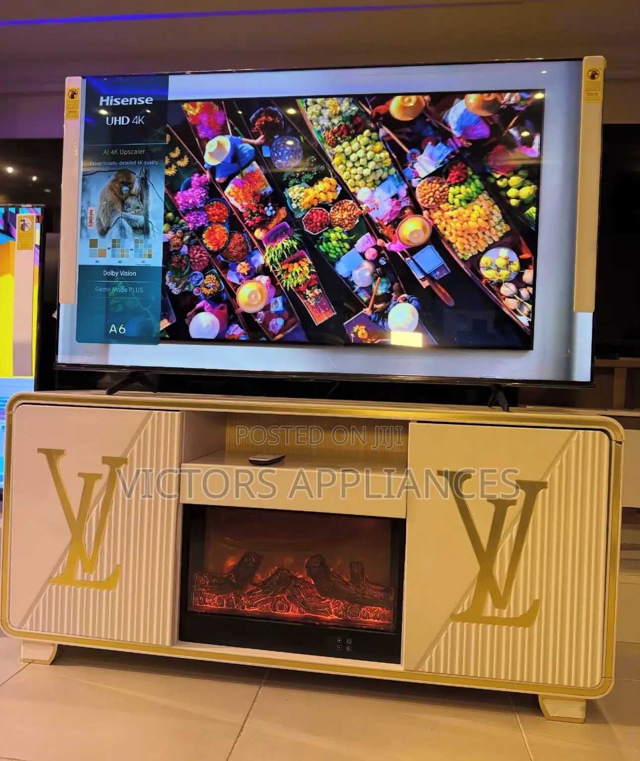 Hisense 65inches Smart Tv Uhd Powered by Vidaa Os