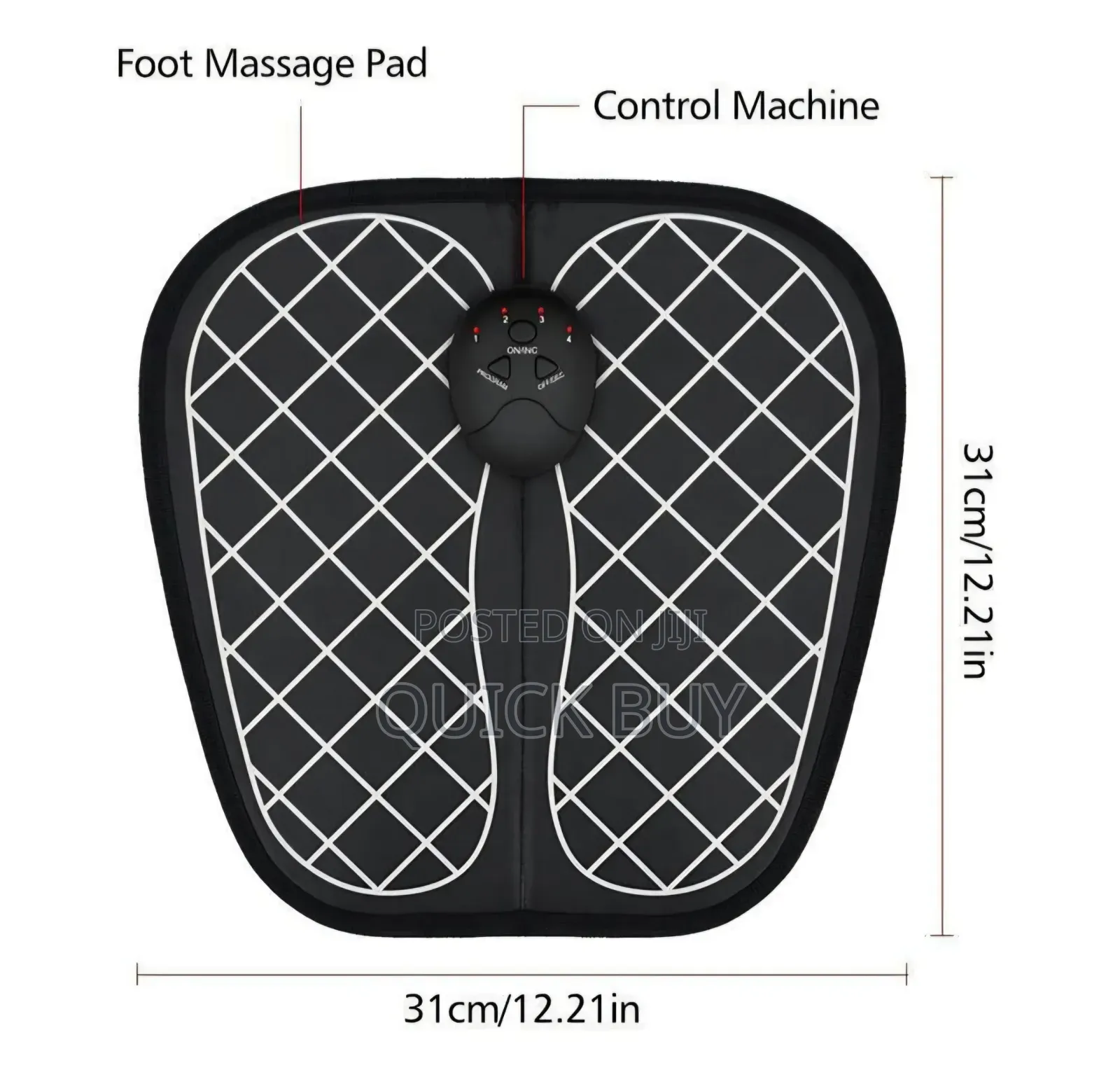 Ems Foot Massager, Portable Electric Foot Massage Mat