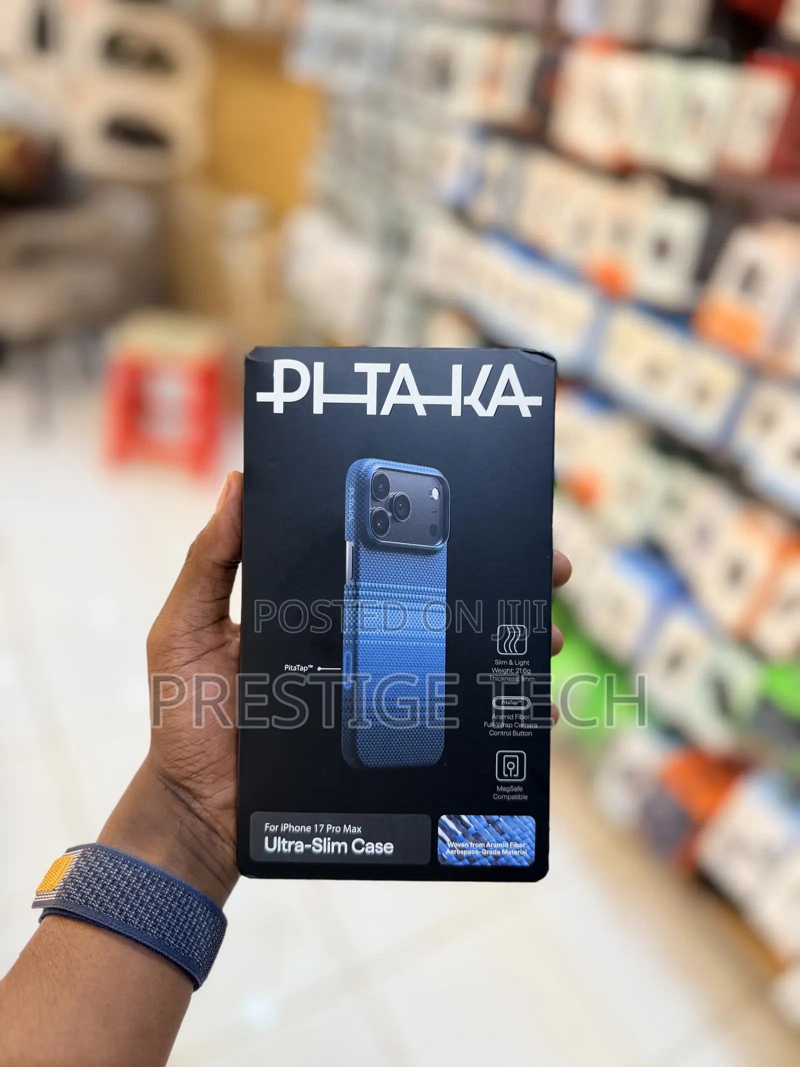 Pitaka Moonrise iPhone 17 Pro Max Case Magsafe Slim Aramid Fiber Woven