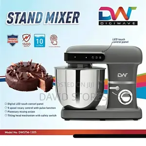 Digiwave Dw-Stm1305 Stand Mixer – 10 L Stainless Steel Bowl 1500 W