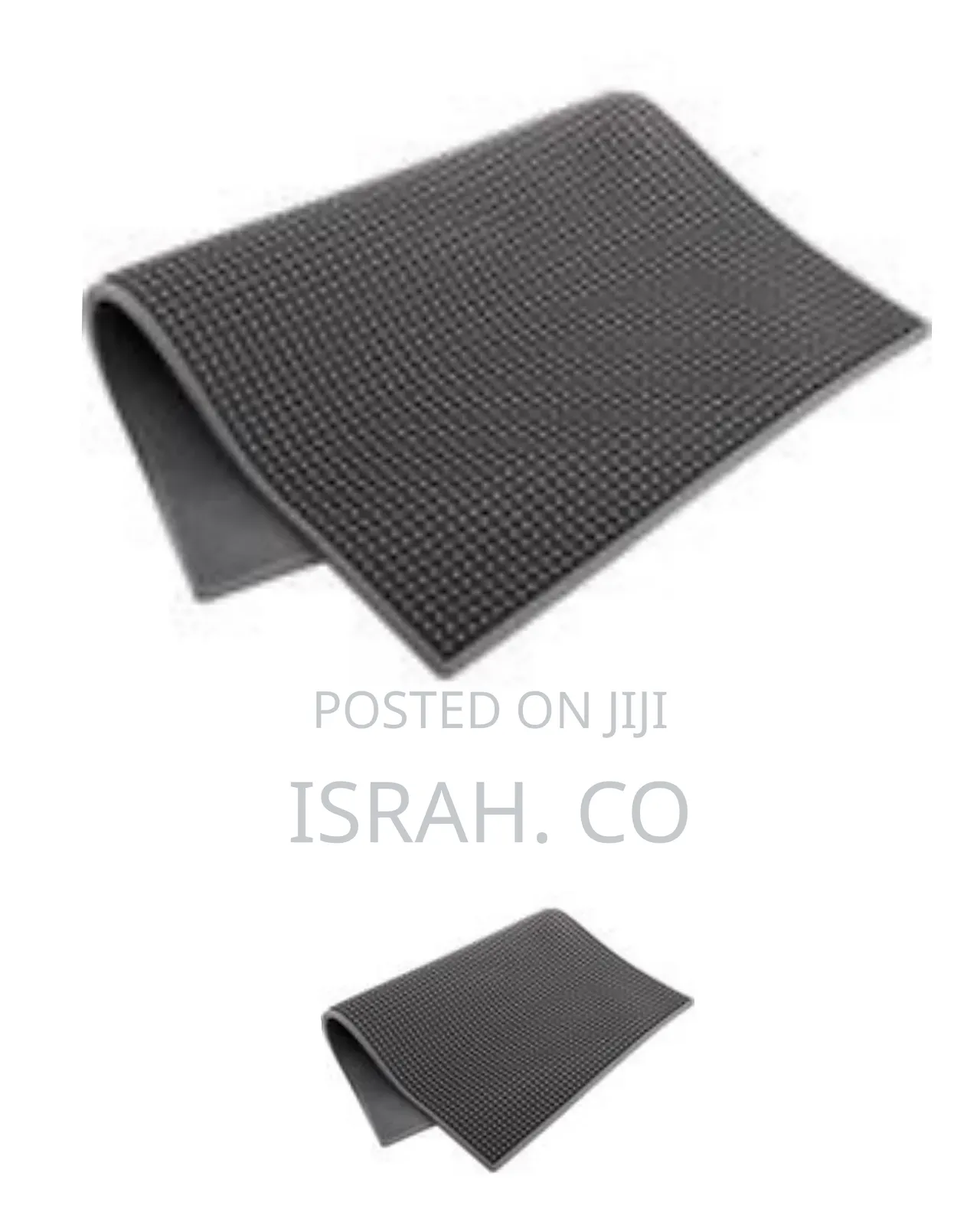 Professional Grade Rubber Bar Mat / Service Spill Mat (2-Pack)