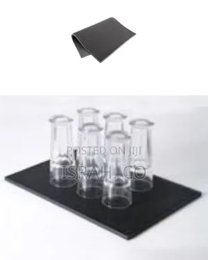 Professional Grade Rubber Bar Mat / Service Spill Mat (2-Pack)