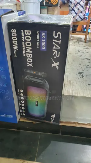 Star X Boom Box Party Box Speaker