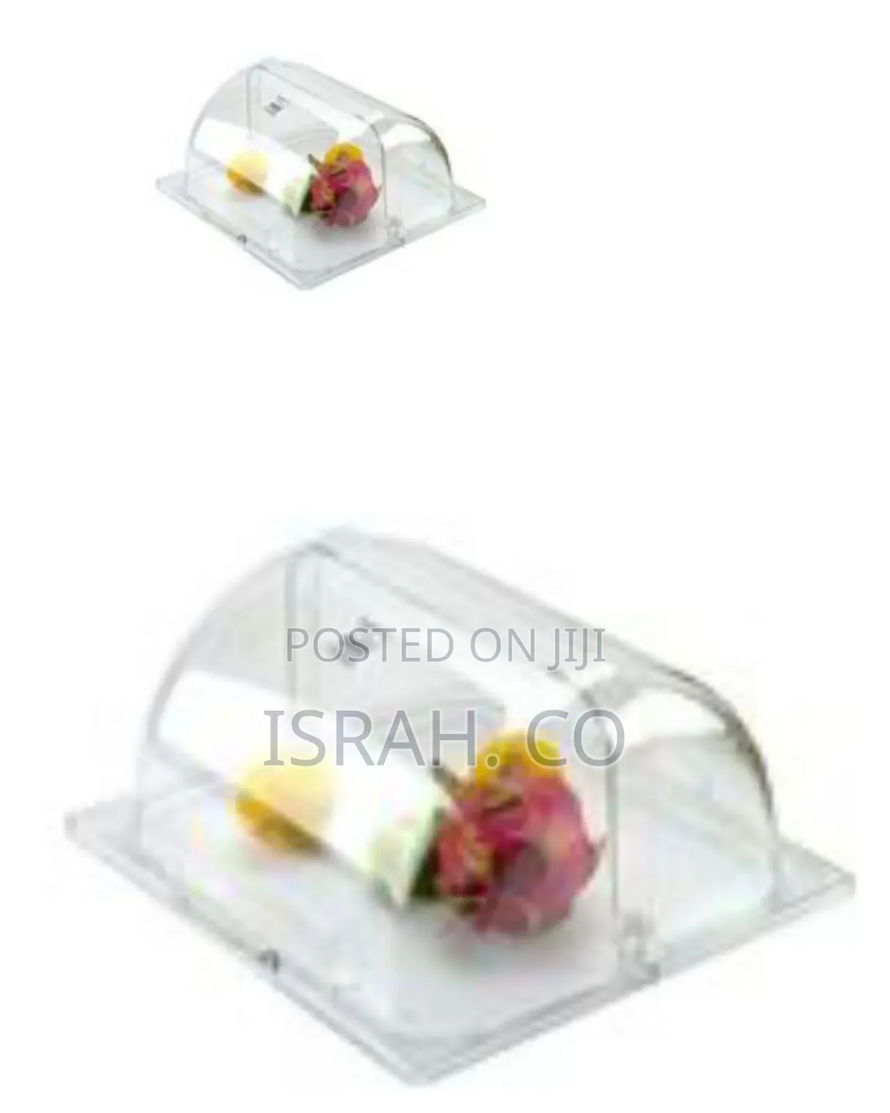 Clear Food Display Cover and Serving Tray - Transparent
