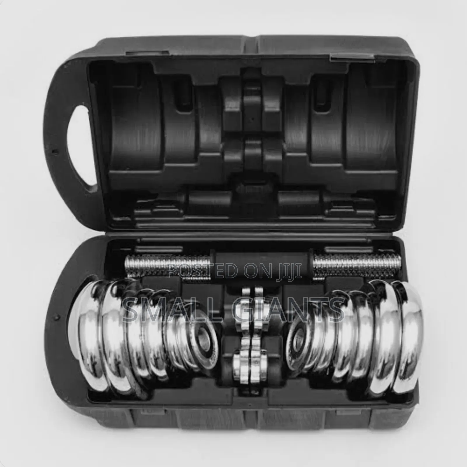15kg Chrome Adjustable Durable Pure Iron Plated Weight Dumbells