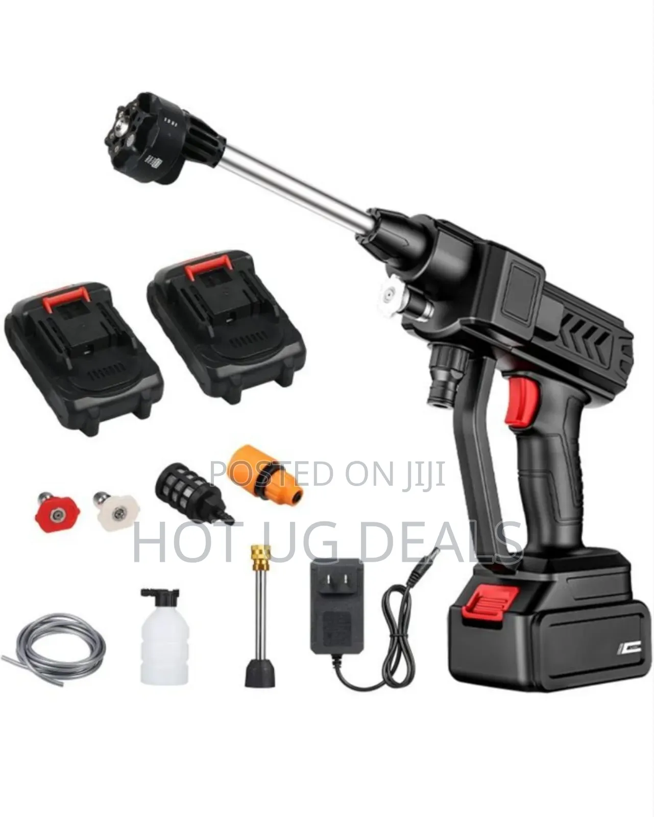 Rechargeable Portable Cordless Pressure Washers Gun With 2 Battery