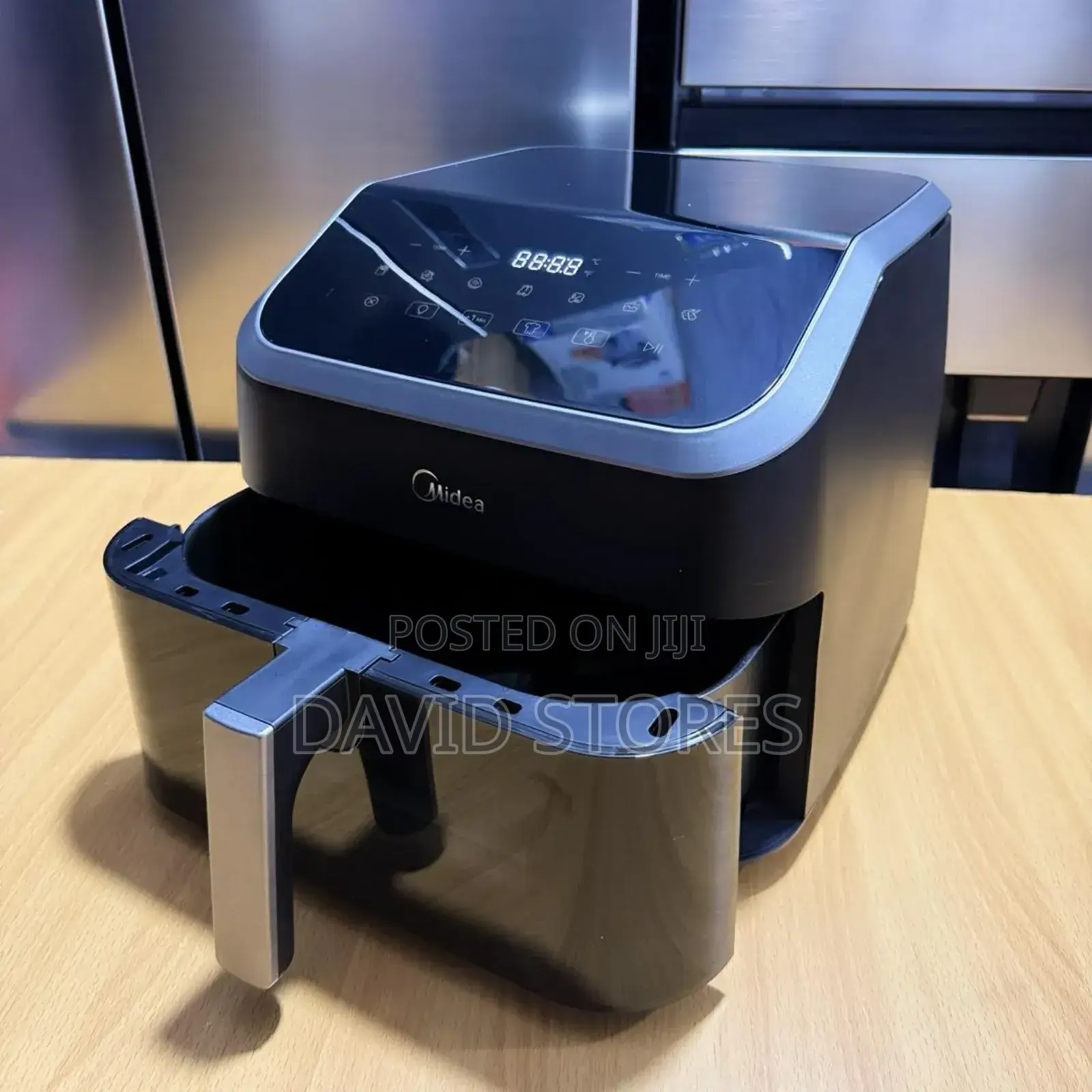 Midea Mf‐Cy85wk2 Air Fryer – 8.5 Black Healthy Cooking