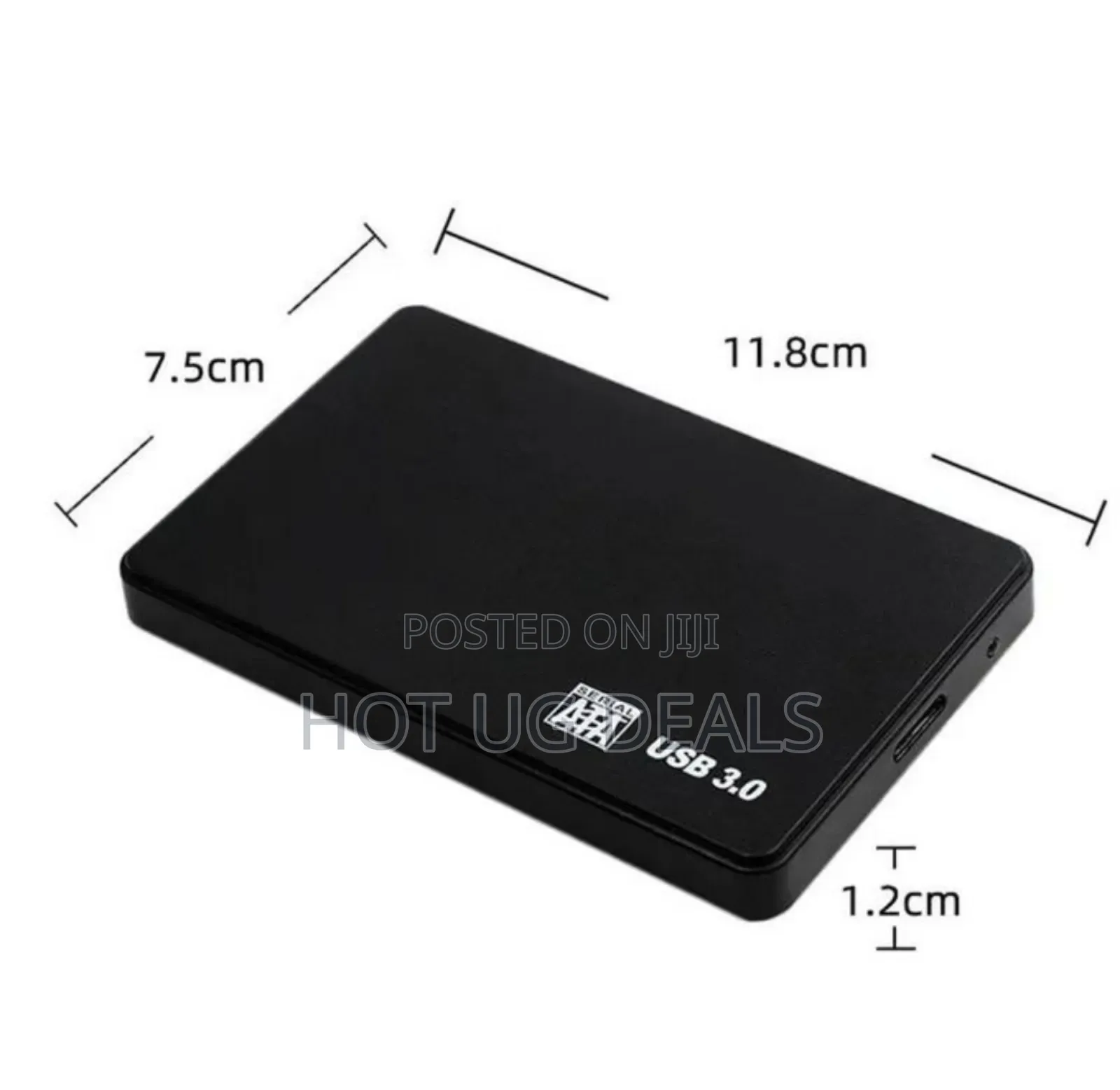 External Hard Disk Casing Usb 3.0 - Black