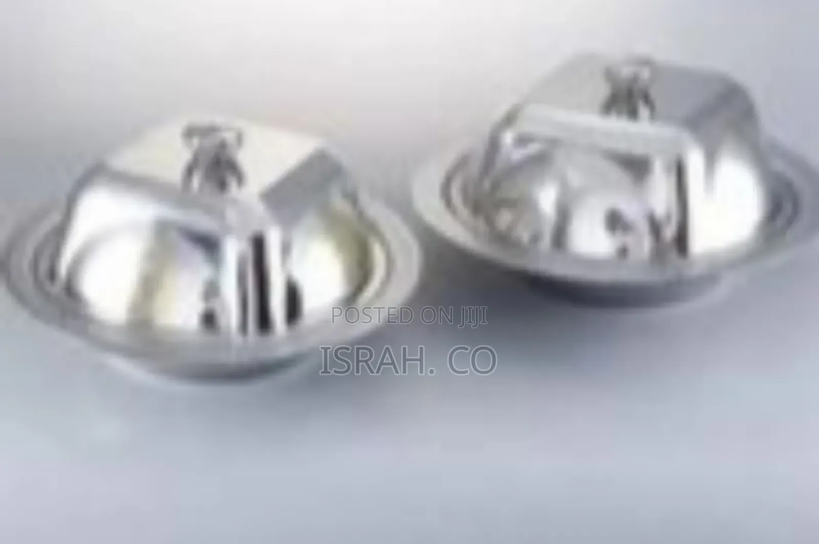 8 Piece Set Stainless Steel Serving Dishes - Silver