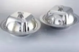 8 Piece Set Stainless Steel Serving Dishes - Silver