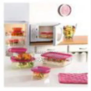 Luminarc Set of 4 Rectangularmglass Food Storage Containers