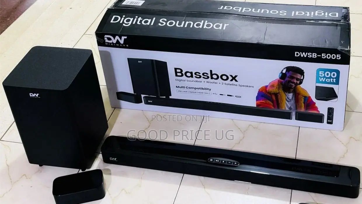 DWSB-5005 500w Digital Sound Bar Home Theater System.