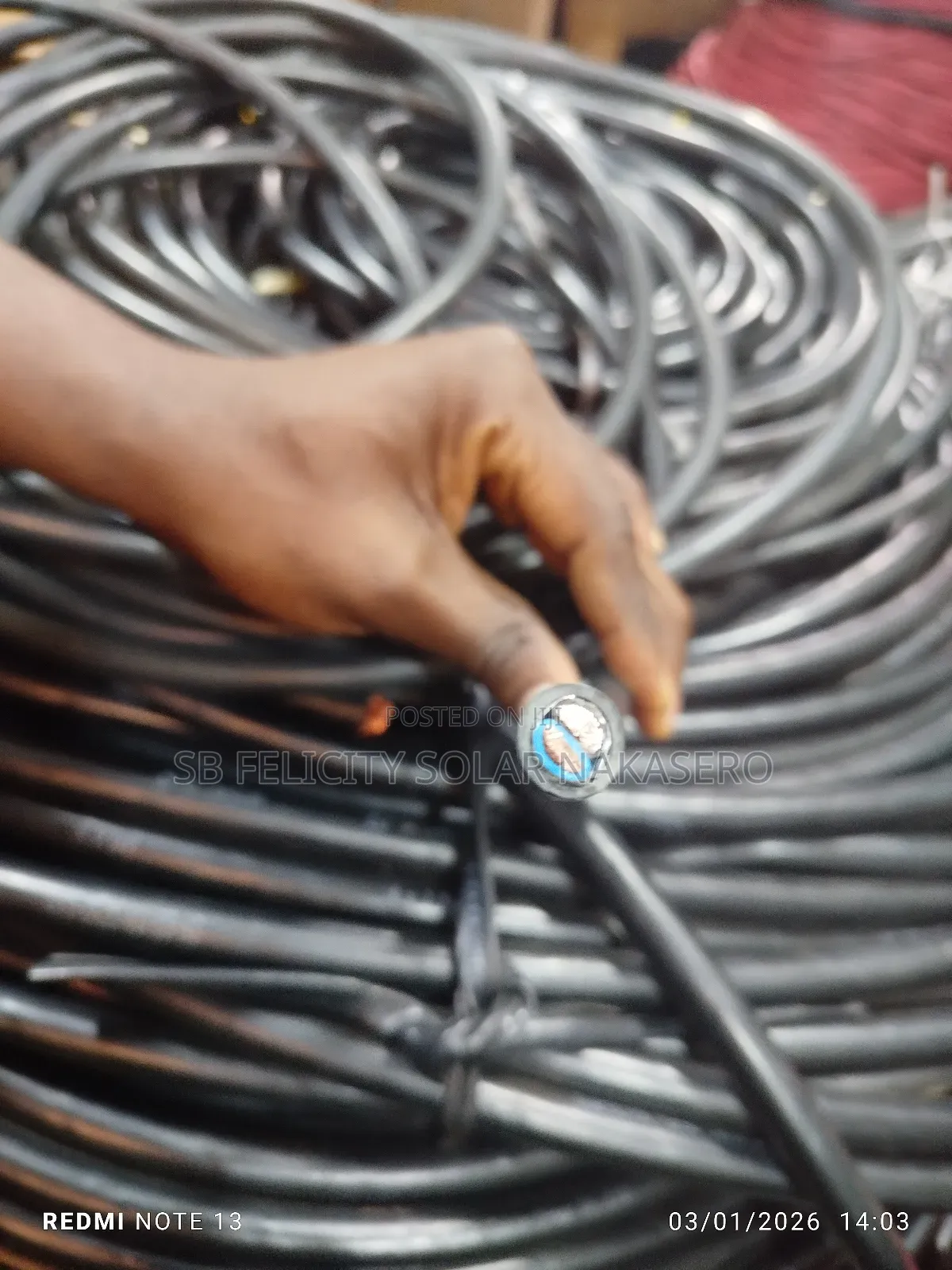 Load Cable 2 Core 10mm We Have All Sizes From 6mm, 10mm, 16mm