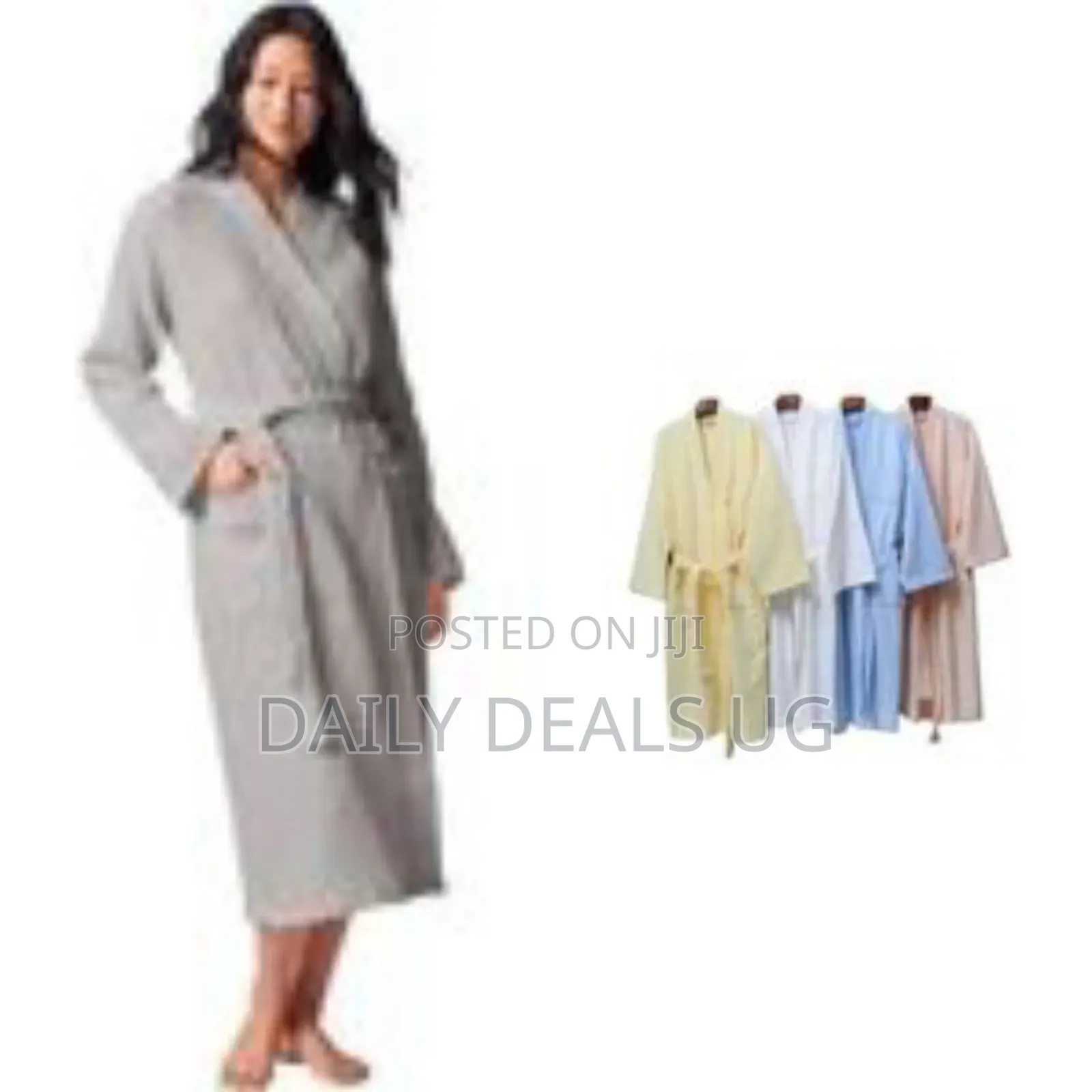 Luxuriously Soft Waffle Knit Bathrobe for Women