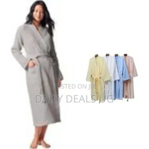 Luxuriously Soft Waffle Knit Bathrobe for Women
