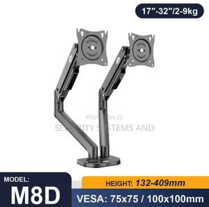 Double Arm Monitor Table Stand Fully Flexible