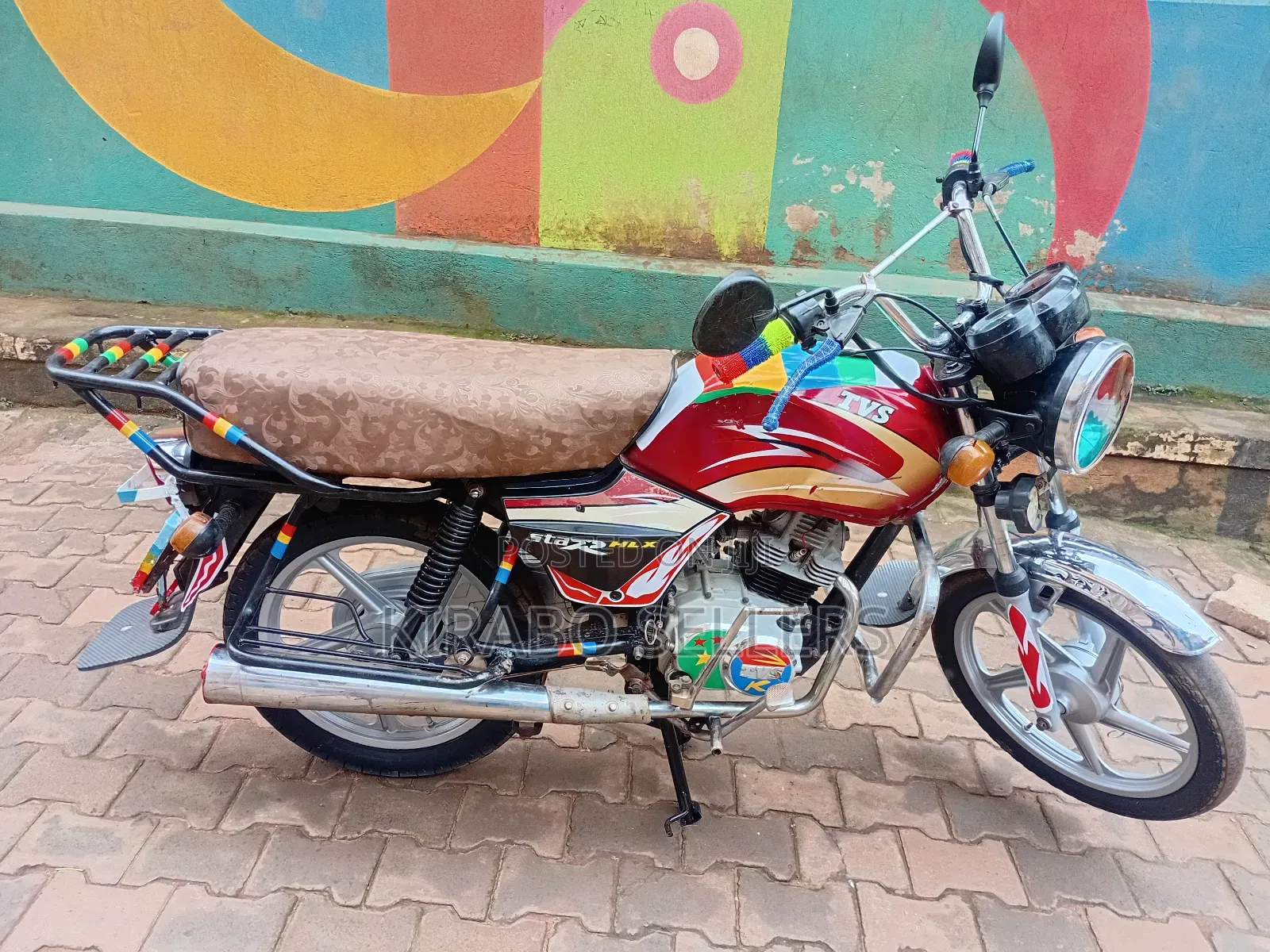 TVS XL 100 2023 Red