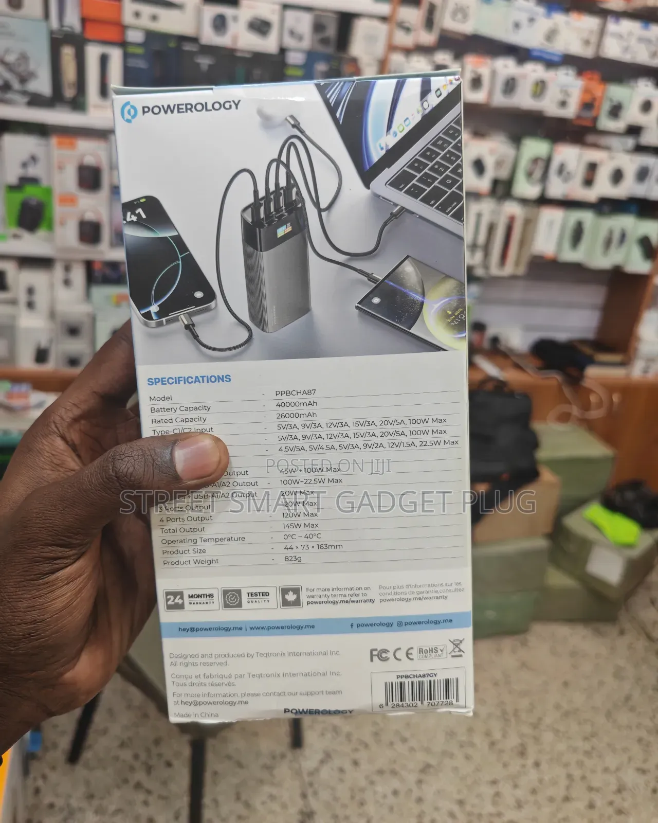 Powerology Volt Edge 40.000mah Power Bank