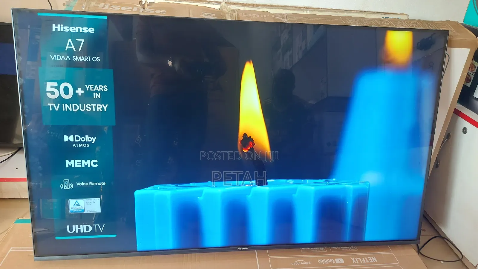 Tv Smart Hisense 55 Inches Slightly Used