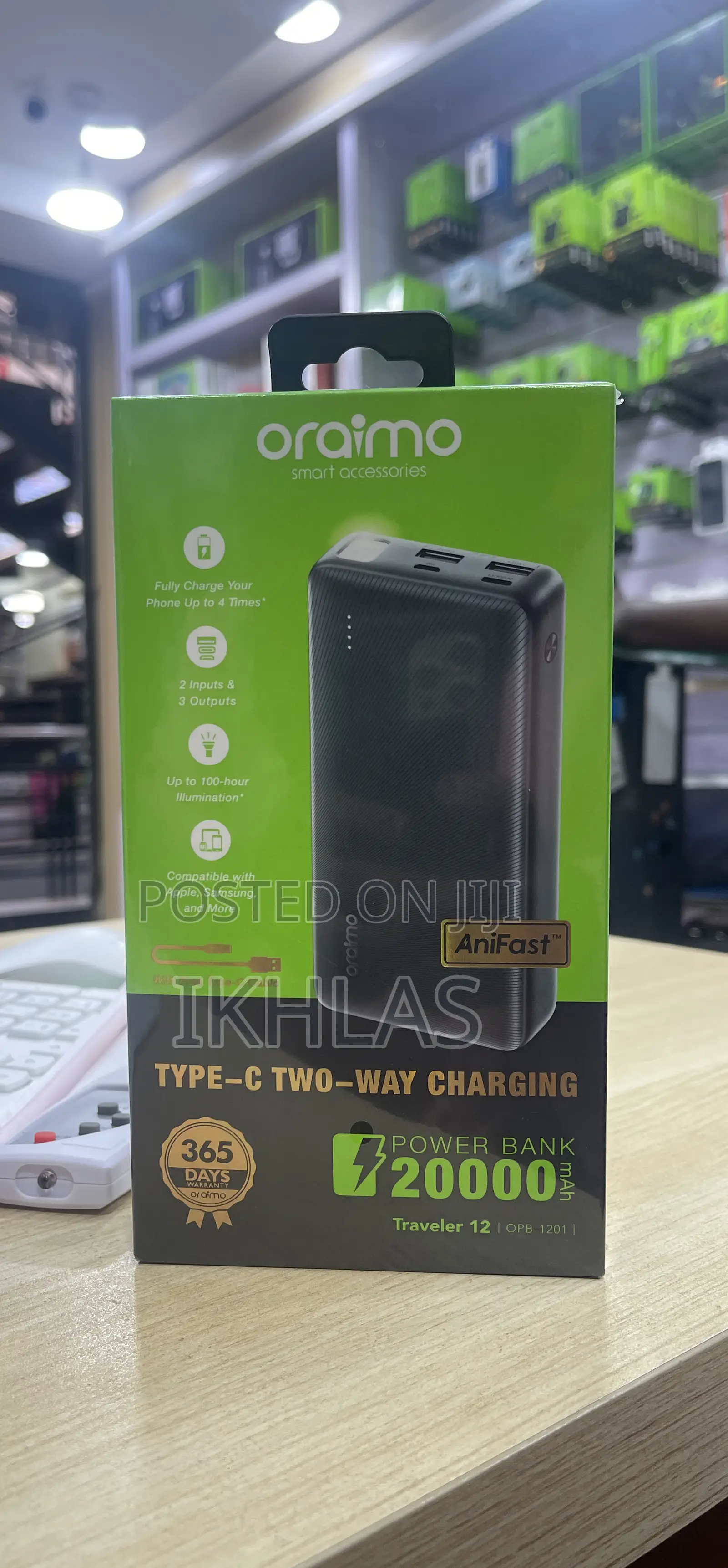 Oraimo Traveler 12 Power Bank 20000mah