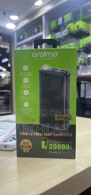 Oraimo Traveler 12 Power Bank 20000mah