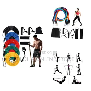 Resistance Bands Set - 11pc, Exercise Bands for Men/Women