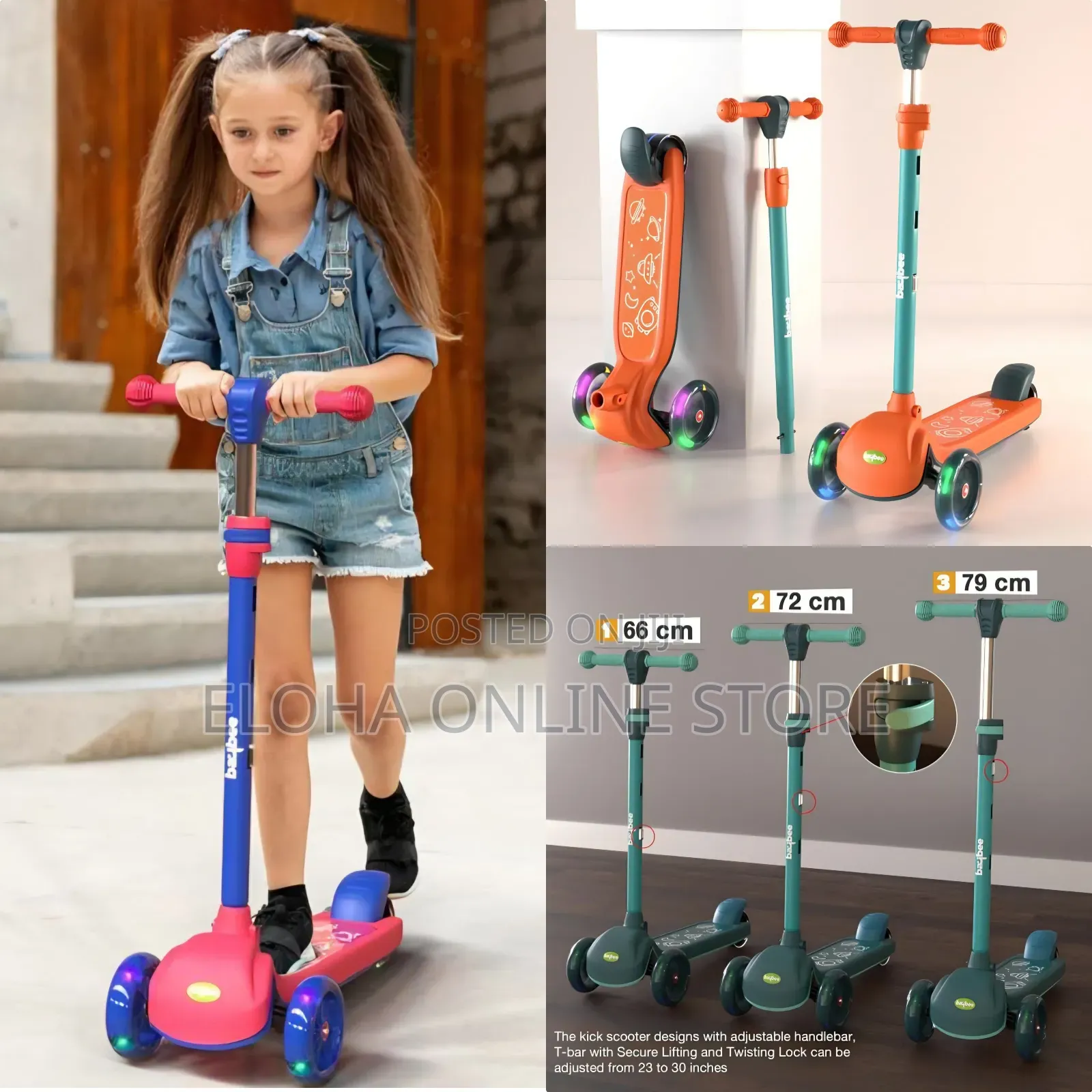 Baybee Blaze Storm Skate Scooter for Kids