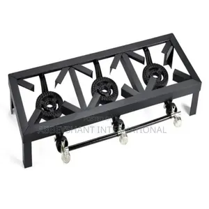 3 Burner Cast Iron Gas Stove