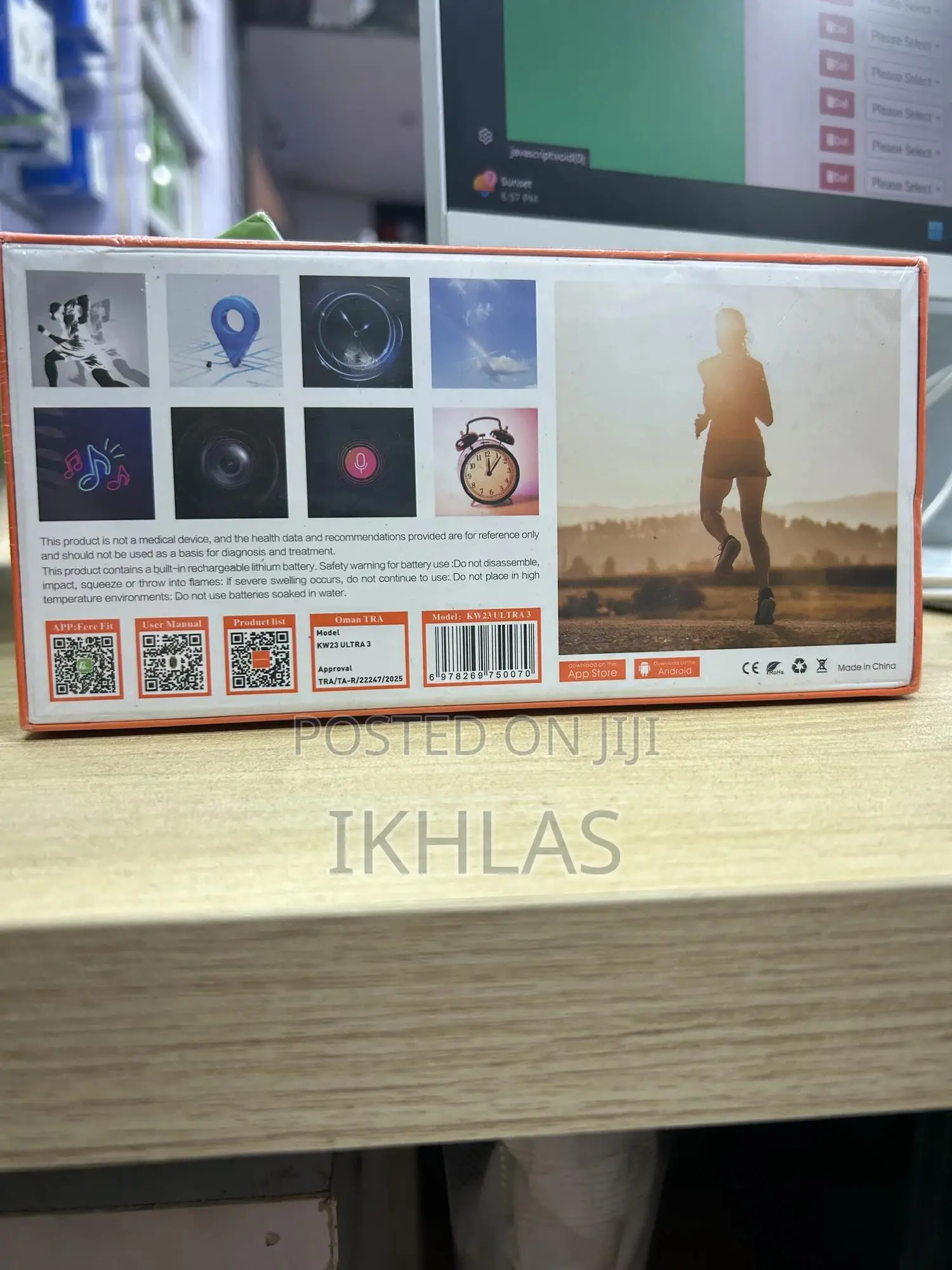 Kw 23 Uktra-3 Smartwatch