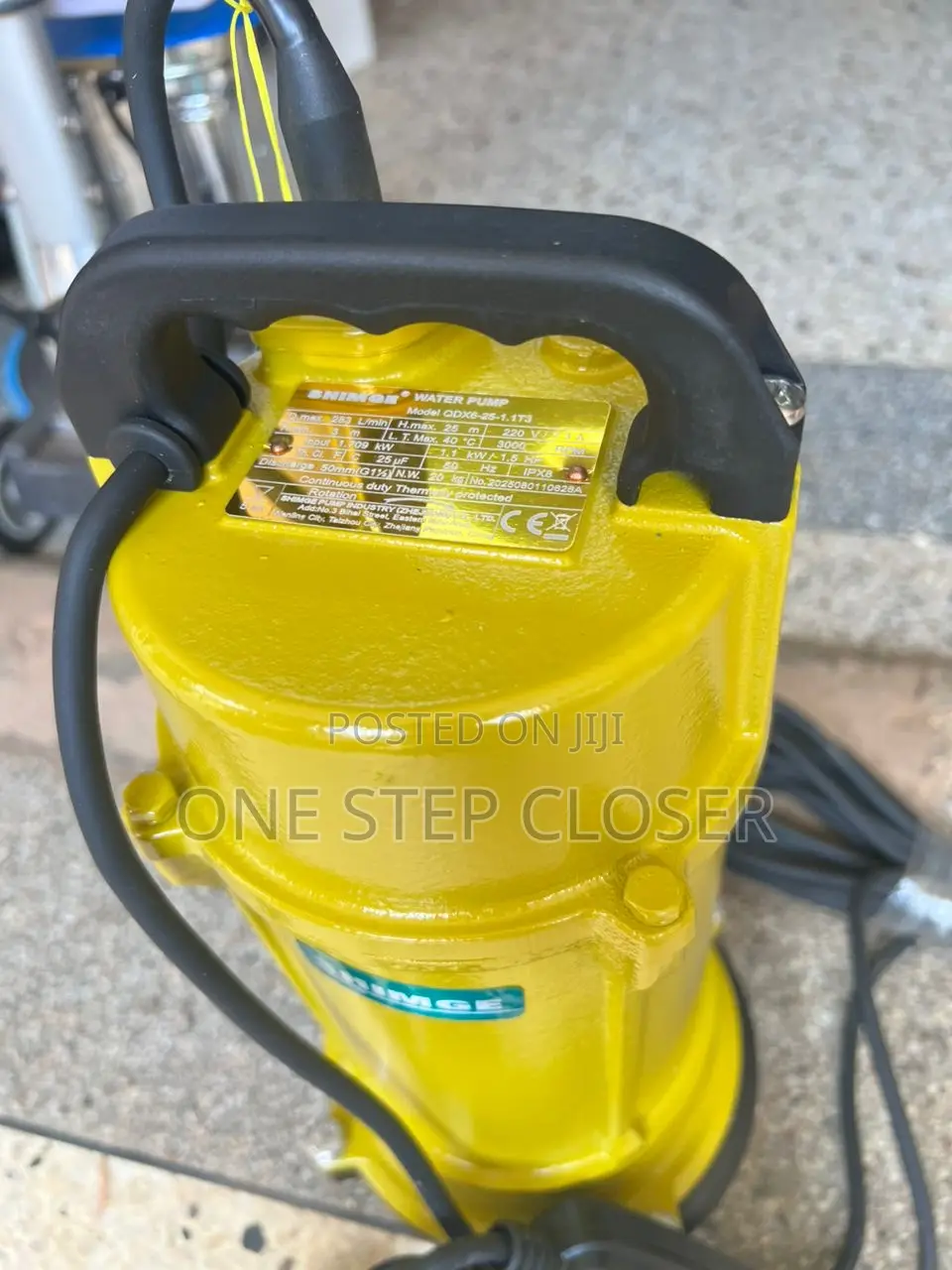 64meters Dirty Water Pump 209 Feet Sewage Pump