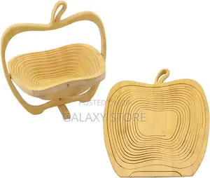 Foldable Basket Fruit Holder Bamboo