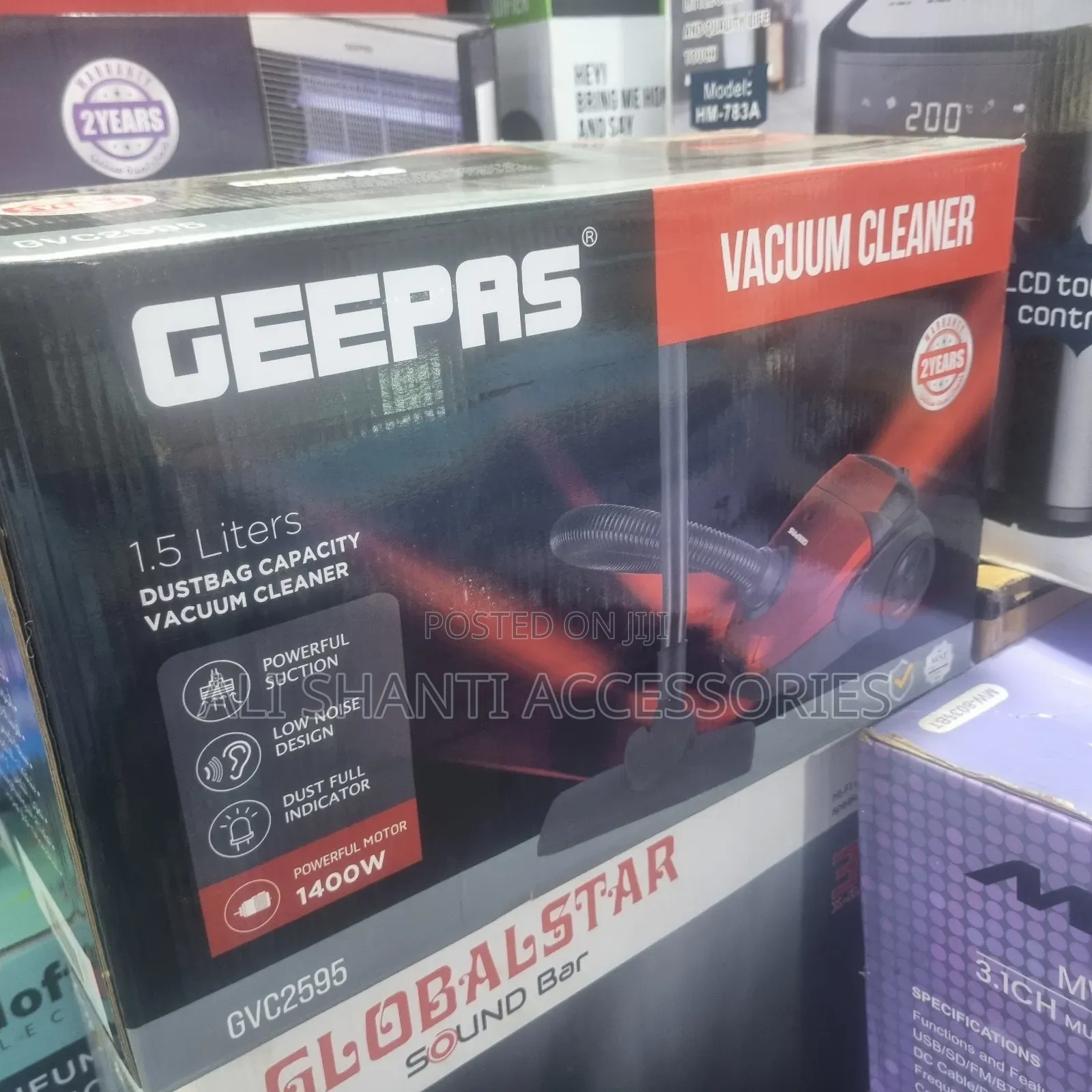 Geepas Dust Bag Vacuum Cleaner 1.5 Litres