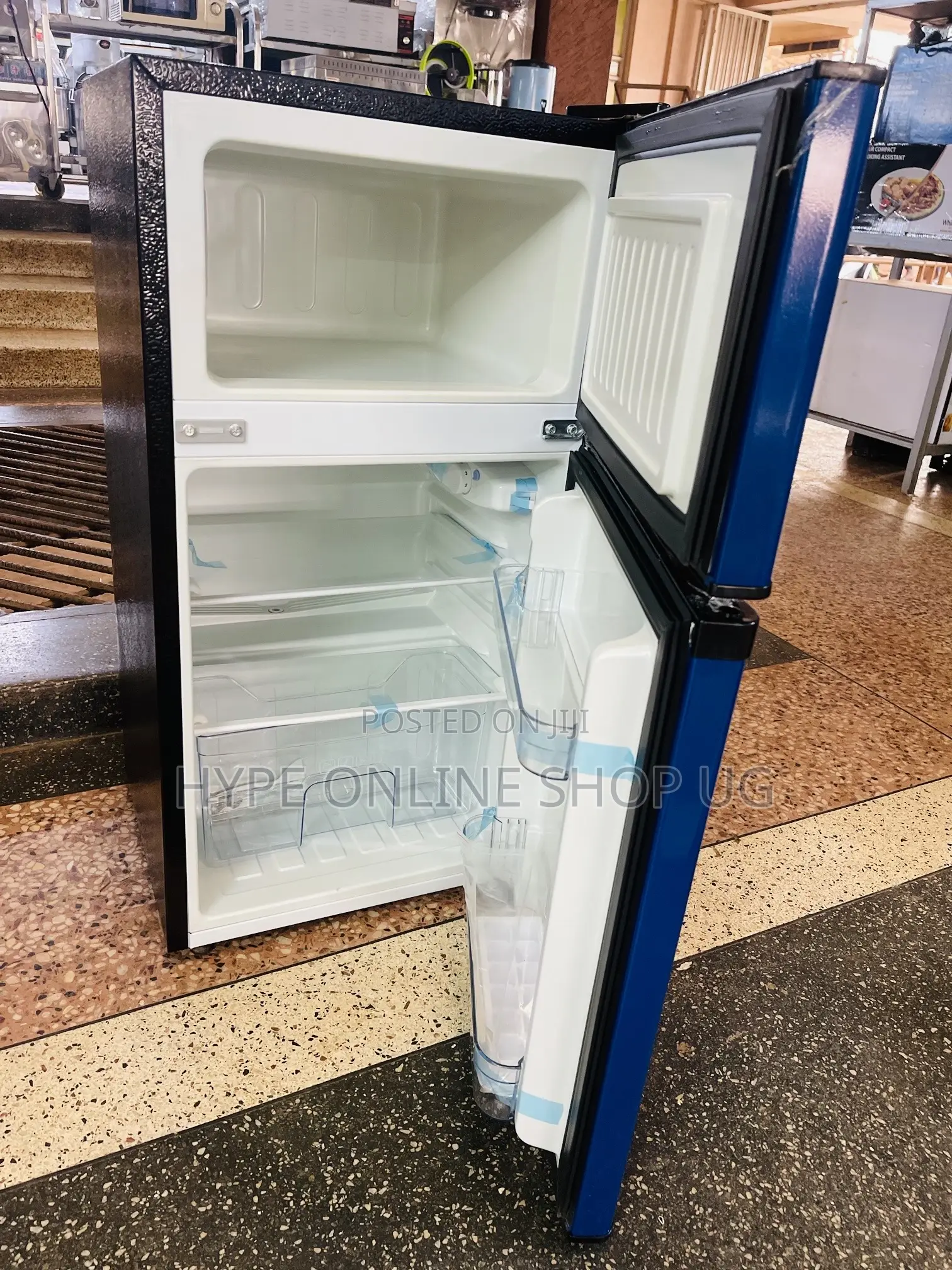 Brandnew 120l Blue Adh Double Door Fridge