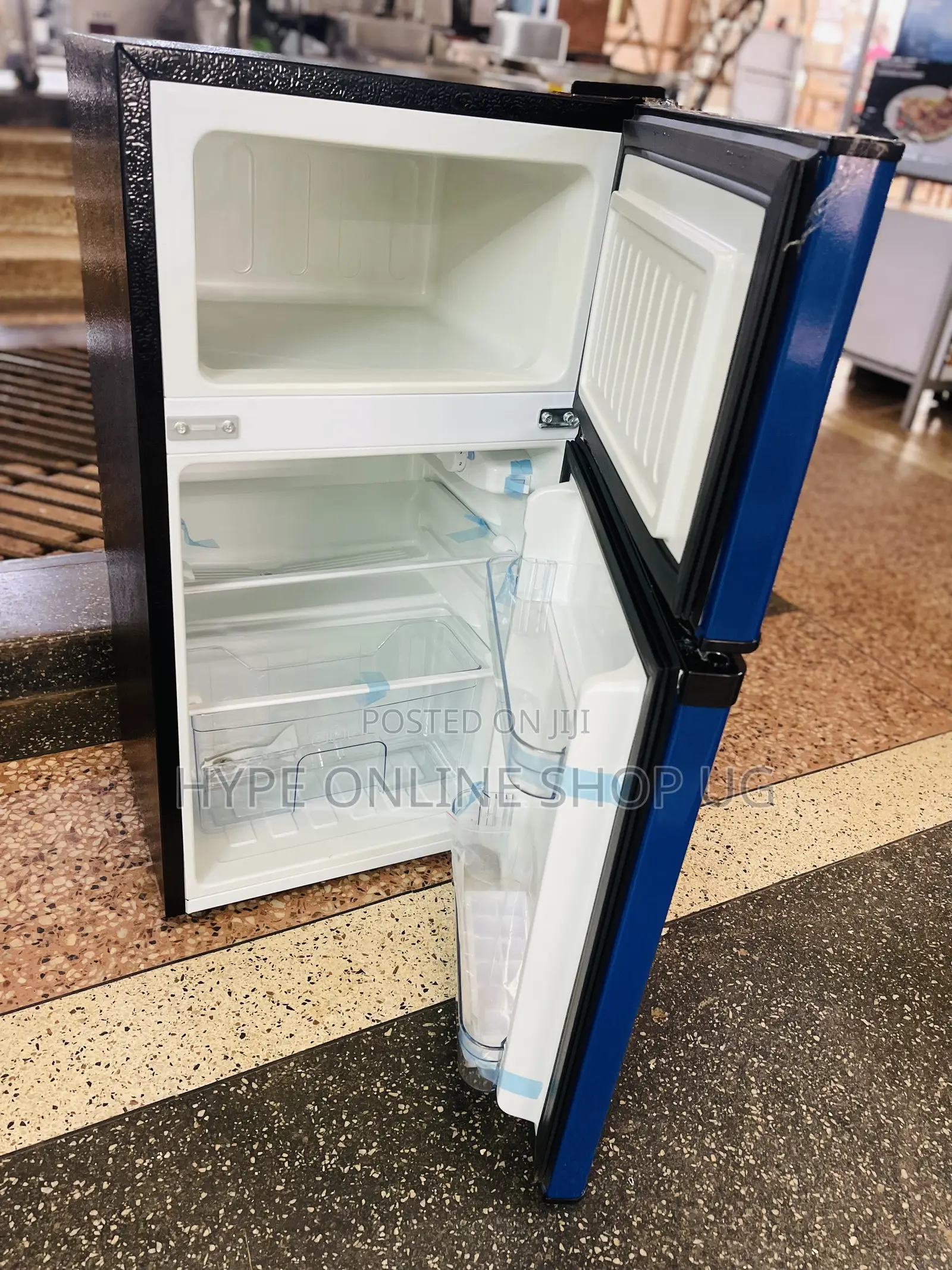 Brandnew 120l Blue Adh Double Door Fridge