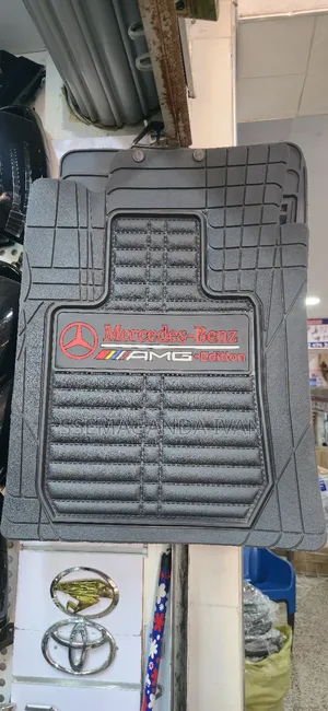 Mercedes Benz Floor Carpets Black Red