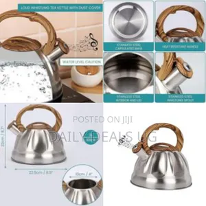 Stainless Steel Whistling Kettle - Multicolor
