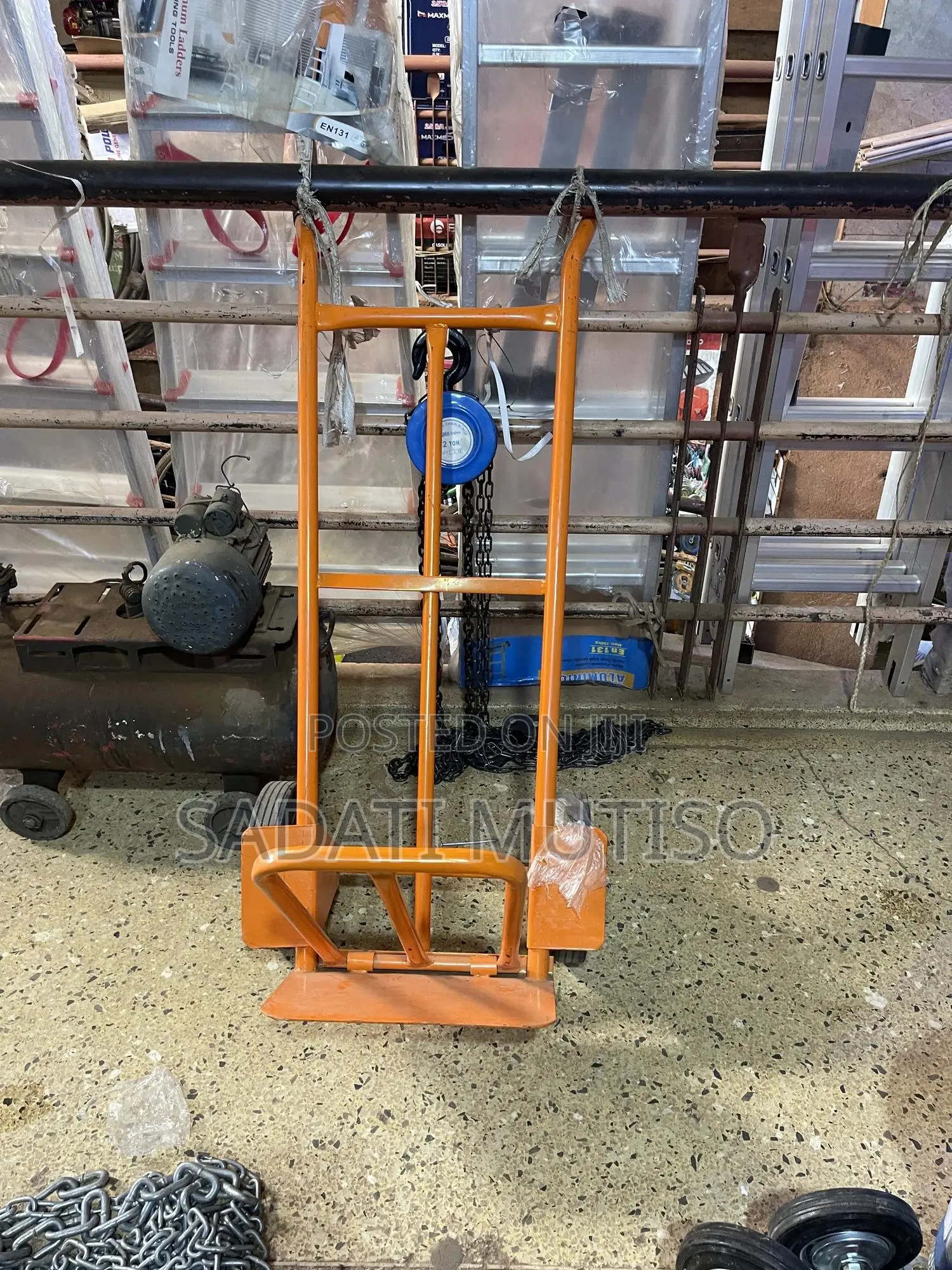 Cargo Trolley or Pallet Trolley.
