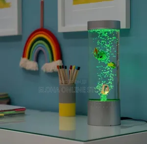 Bubble Tower Fish Lamp Bedside