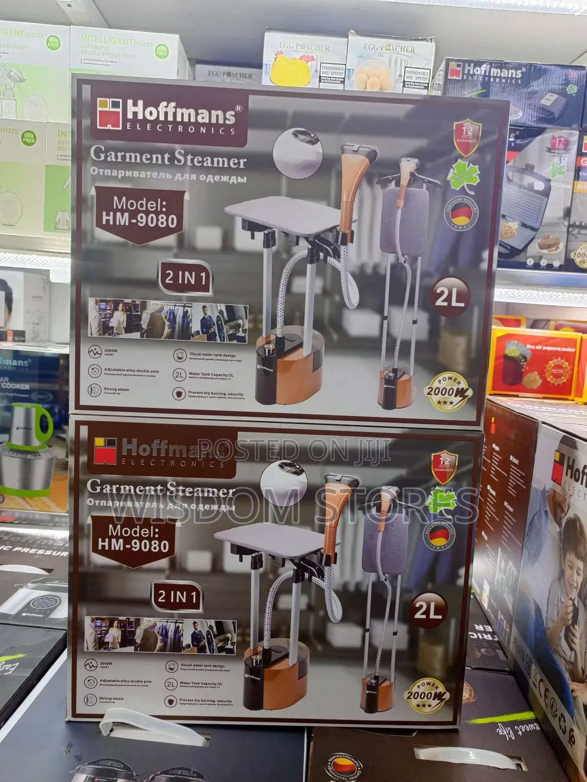 Hoffmans Electronics Garment Steamer, Model Hm-9080.