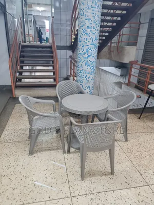 Beach Bars Hotels Plastic Chairs and Table Plastic Chairs and Table