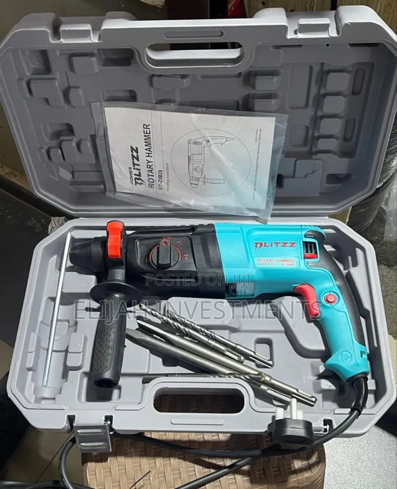 Blitzz 26mm Rotary Hammer Drill (Model Bt-Db26)