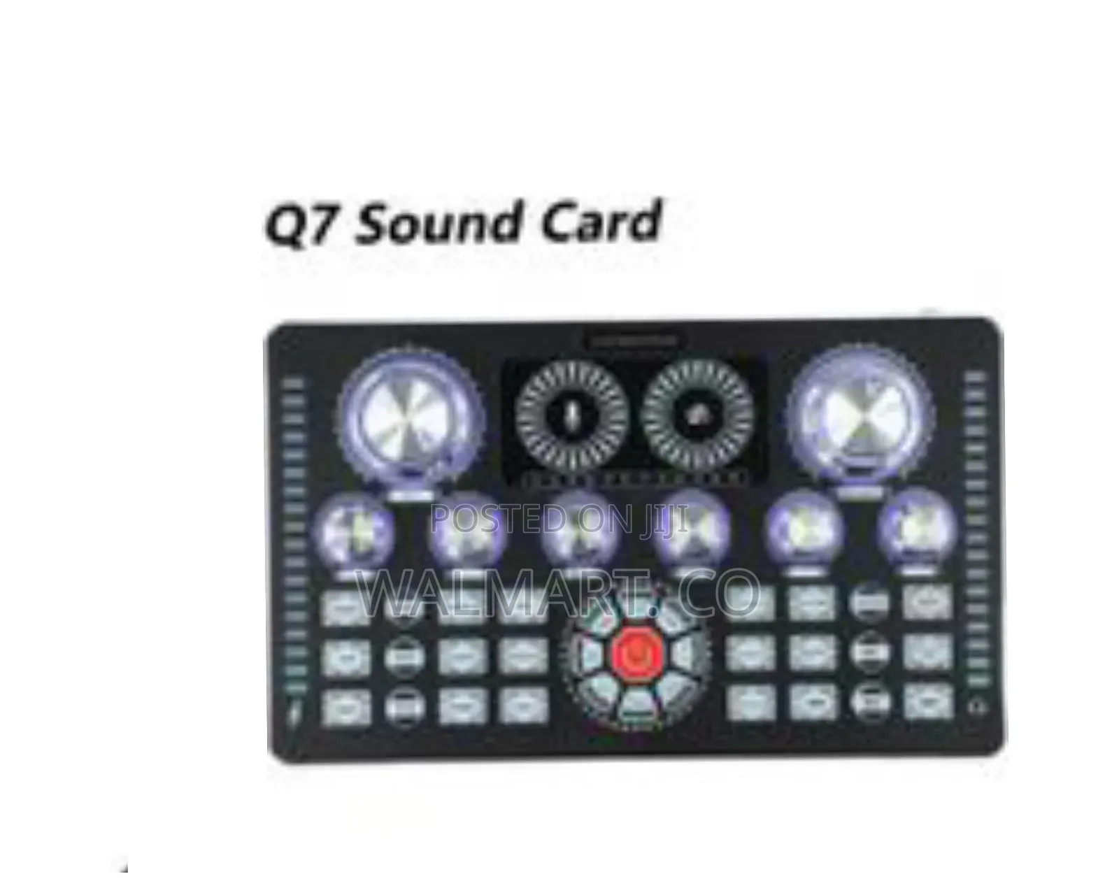 Q7 Soundcard With 48v Studio Record Mic,Voice Changer,Live Streaming