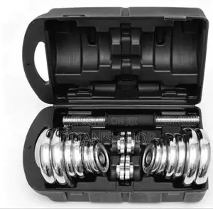 15kg Chrome Adjustable Durable Pure Iron Plated Weight Dumbells