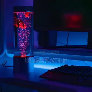 Bubble Tower Fish Lamp Bedside